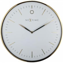 40cm NeXtime Glamour Glass Wall Clock